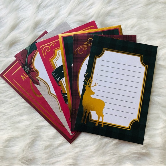 Christmas Farmhouse Greeting Cards 6 pc - Picture 2 of 10